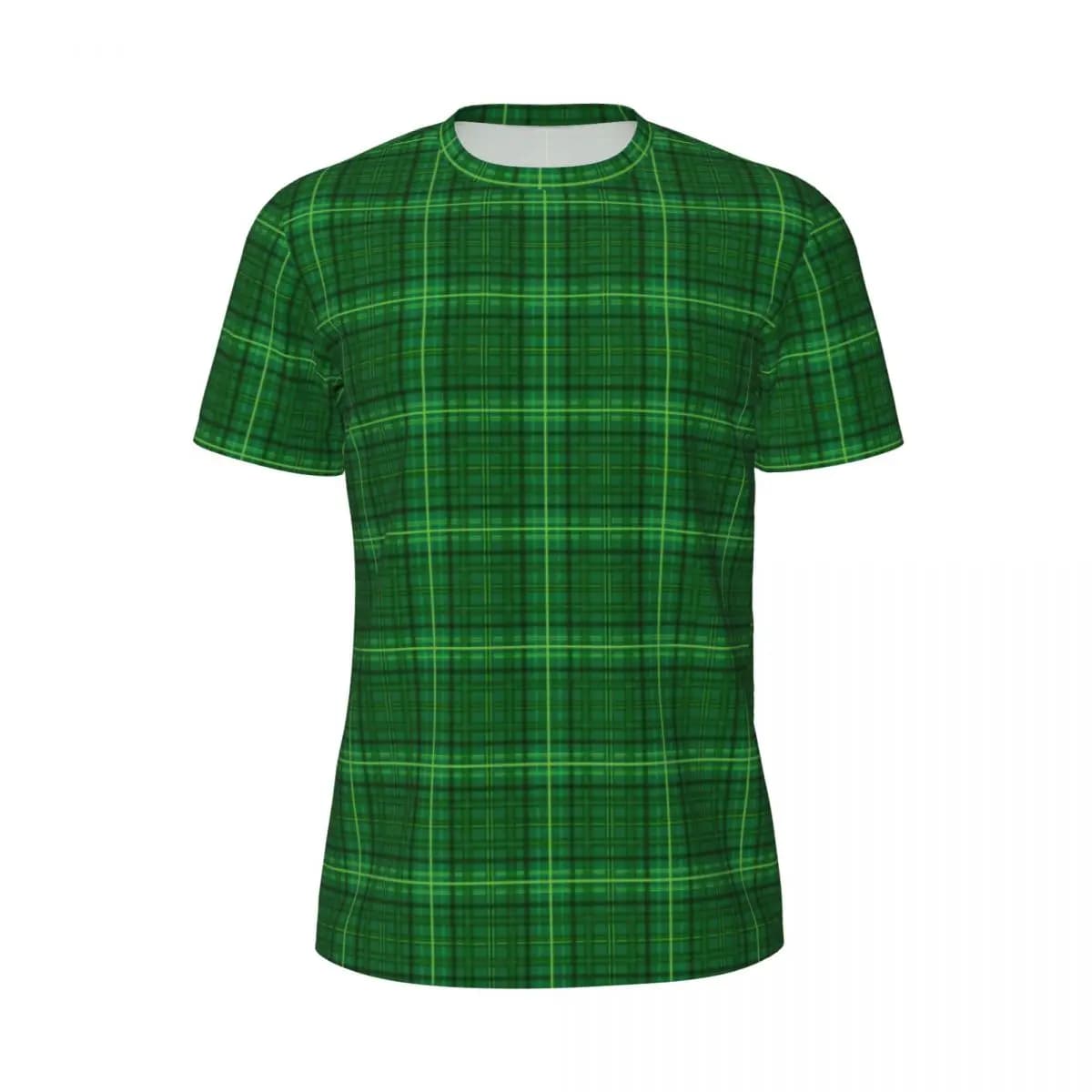 Vêtements de sport t-shirt pour homme irlandais St Patricks Day t-shirts Hippie vert Plaid t-shirts