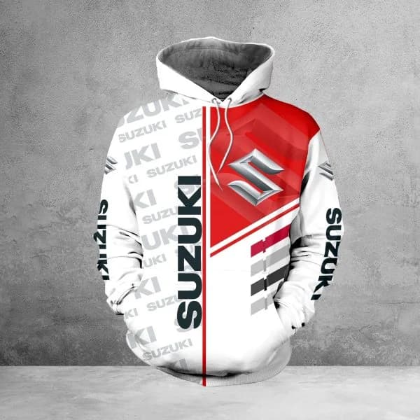 Nouveau Sweat à Capuche Logo Suzuki 2026 – Veste pour Passionnés de Moto, Sweat-shirt de Sport d'Ext