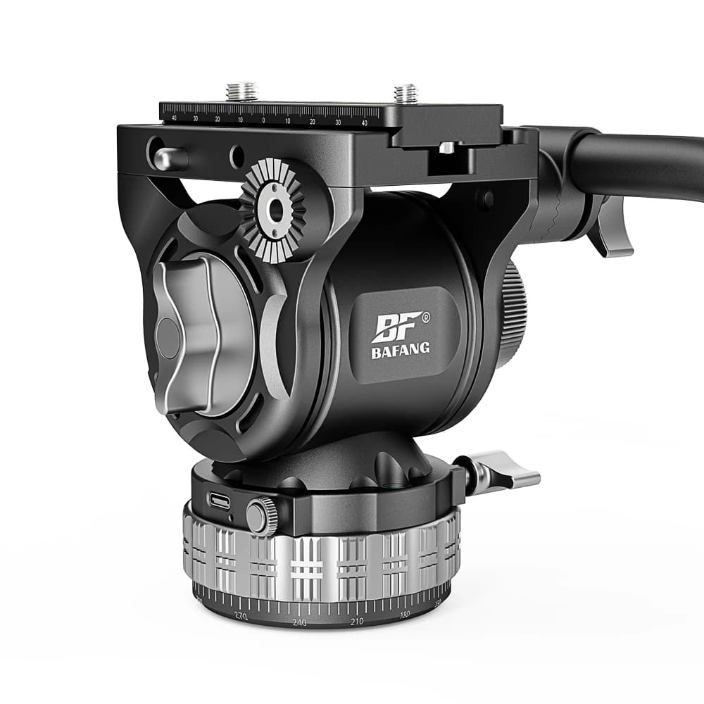 BAFANG tête de fluide vidéo pour trépied d'appareil photo petite rotule panoramique avec plaque à dé