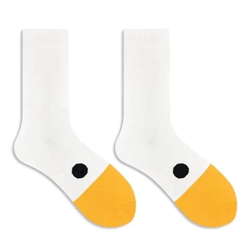 Drôle fou tête d'oie Sport coton chaussette créative heureux Animal chaussettes décontractées femmes