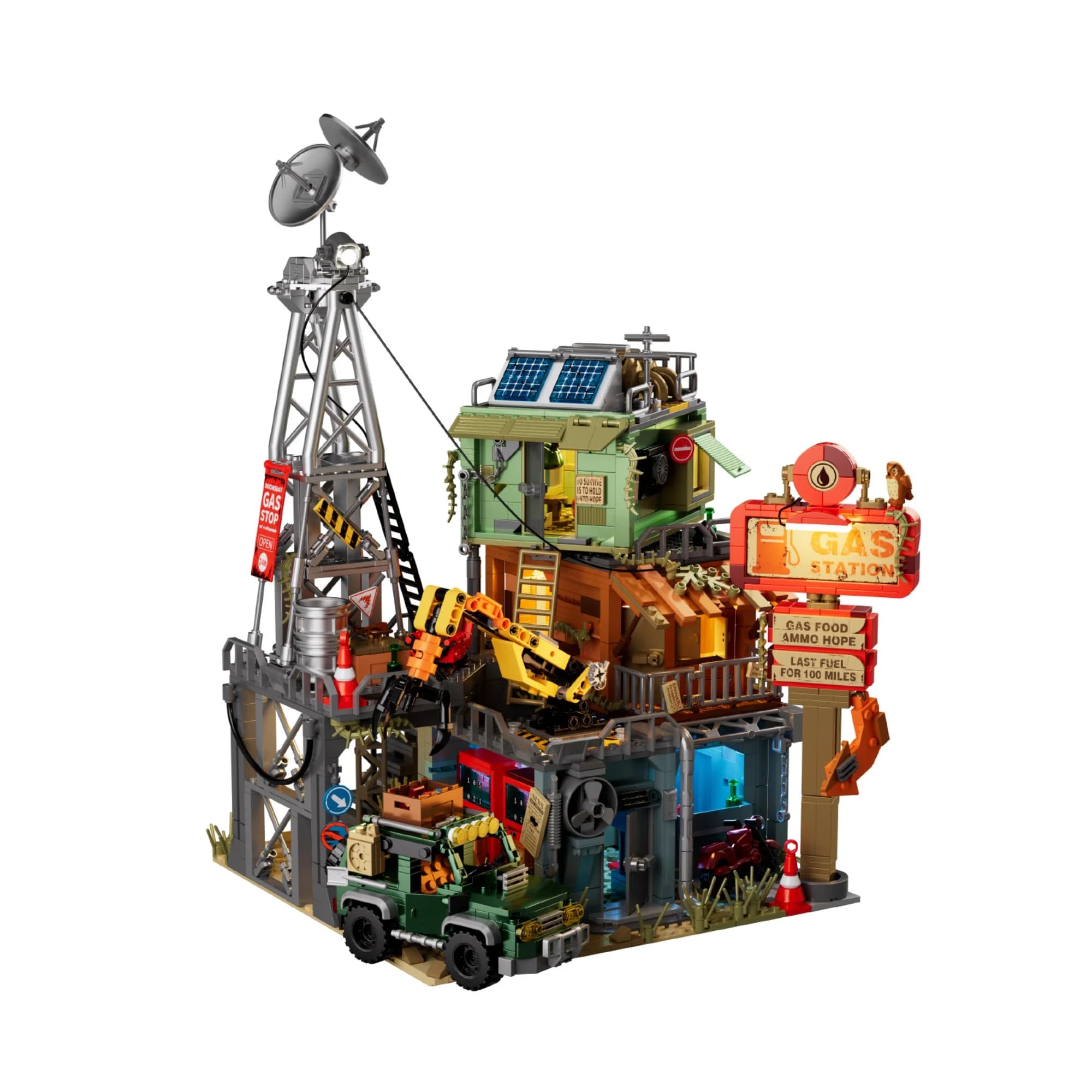 Blocs de construction MOC 30901 « Station-service Jour du Jugement Final », modèle de briques d'arch