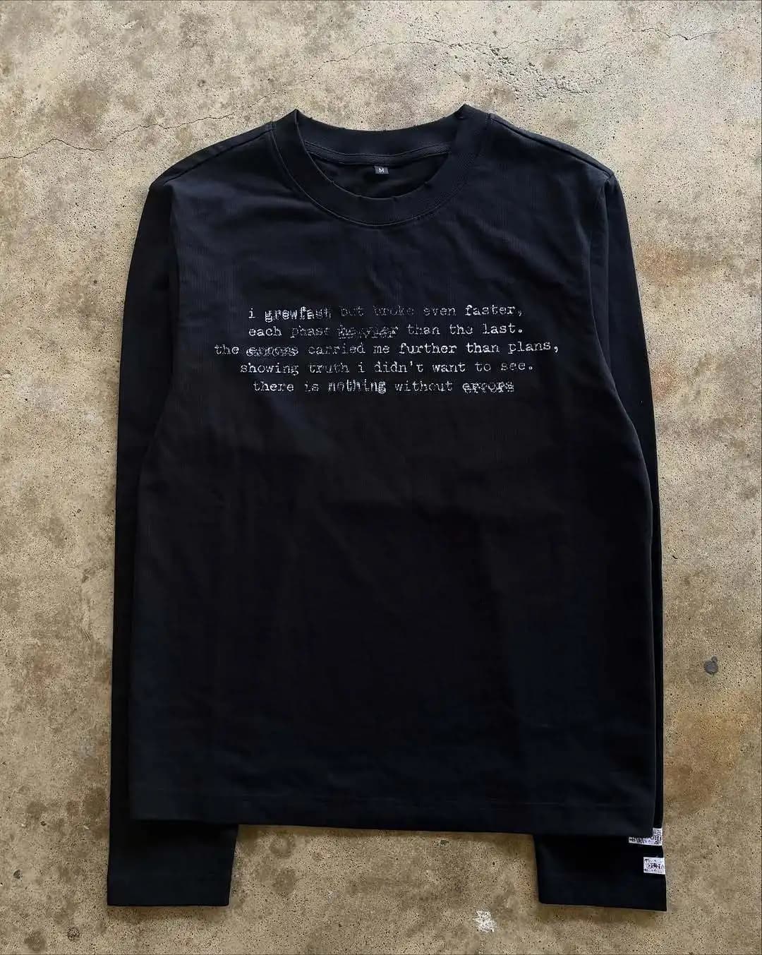 Nouveautés Automne-Hiver : Vêtements unisexes de style américain, hauts tendance rétro punk sombre,