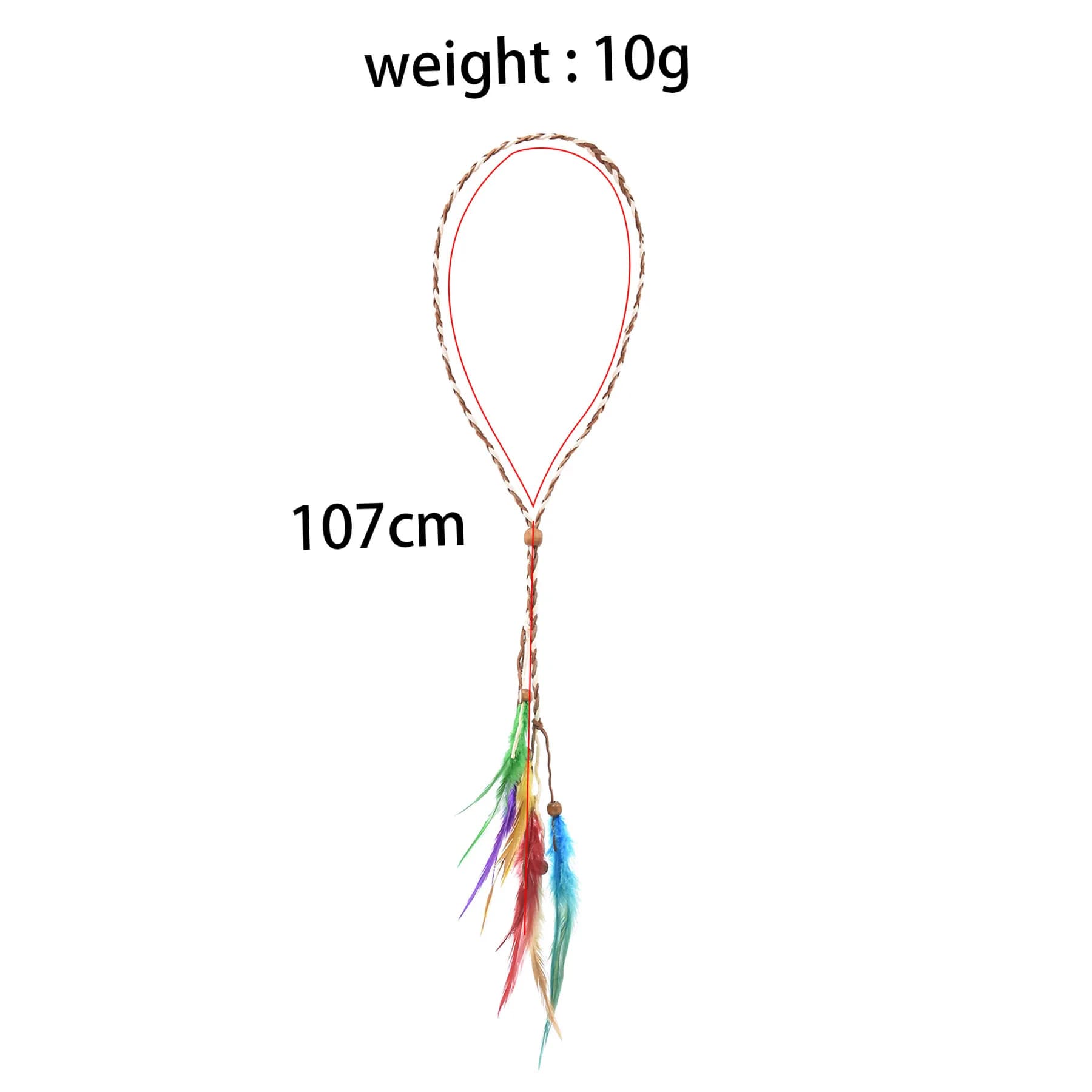 Bandeau bohème en plumes colorées pour femmes, accessoires Hippie, postiche ethnique Tribal, bijoux