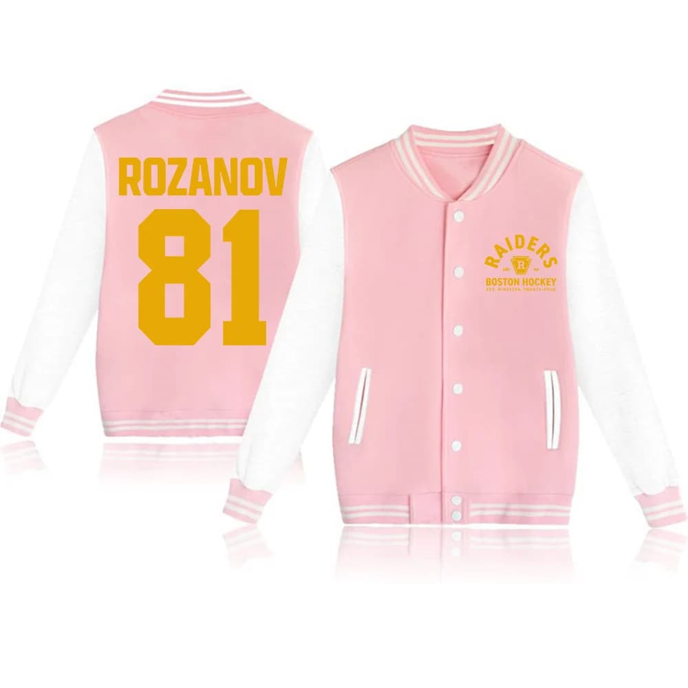 Llya Rozanov 81 uniforme de Baseball TV de rénovation chauffée veste à capuche unisexe Harajuku swea