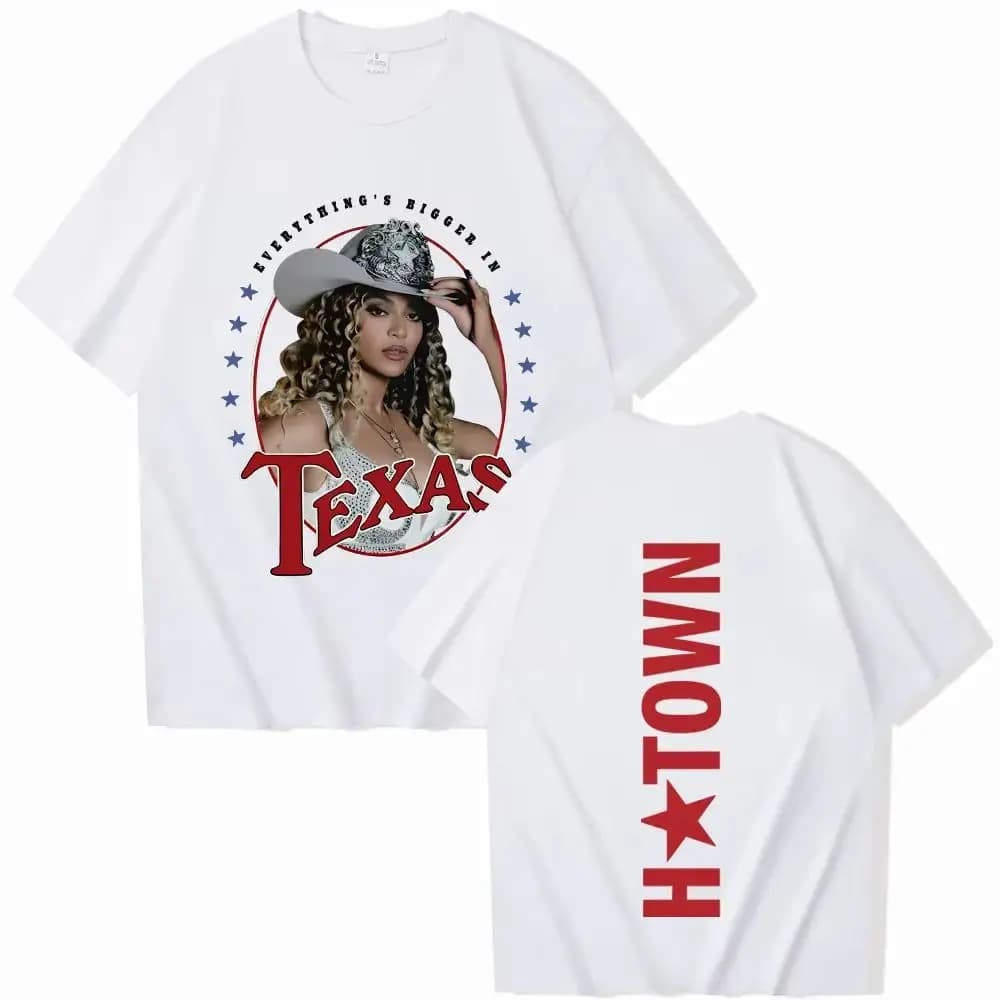 Cowboy Carter Tour Reclamation Tee Version Ne demandez jamais l'autorisation pour le coton Même stre