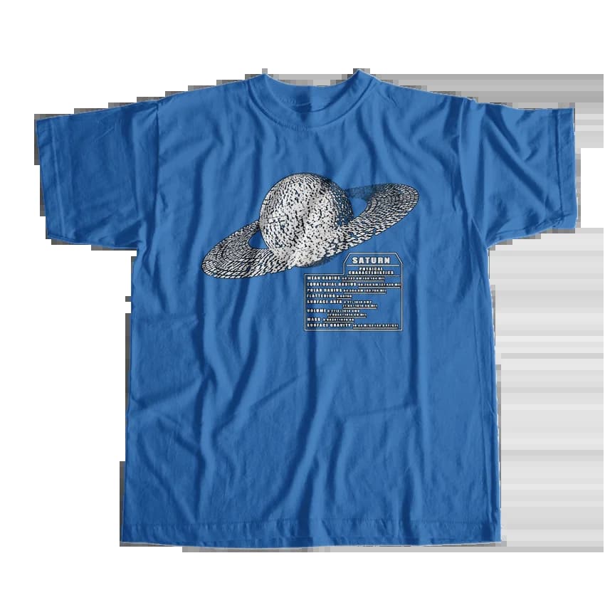 T-shirt col rond homme, 100% coton, cool, unisexe, avec impression spatiale