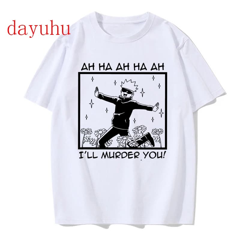 T-shirt Manga japonais Anime Jujutsu Kaisen T-shirt gojo satoru hauts Yuji Itadori t-shirts graphiqu