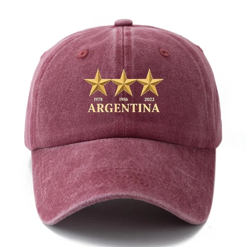 Une casquette de baseball unisexe élégante et polyvalente avec un motif imprimé représentant trois é