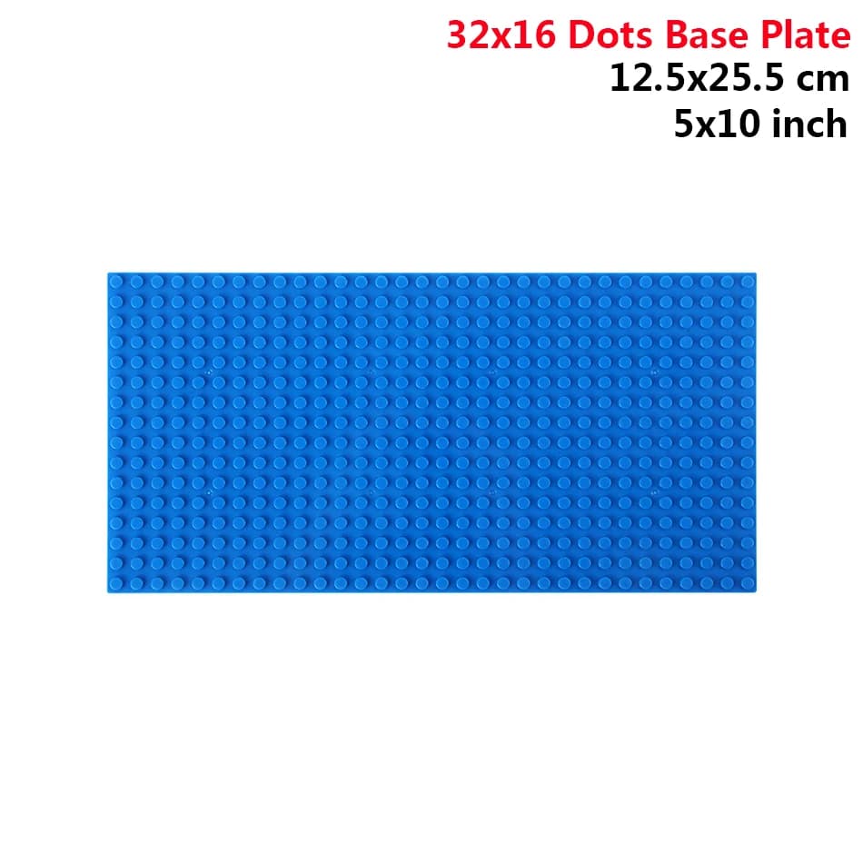 Blocs de construction classiques 32x32 32x16 points, plaque de Base MOC, briques de petite taille, p