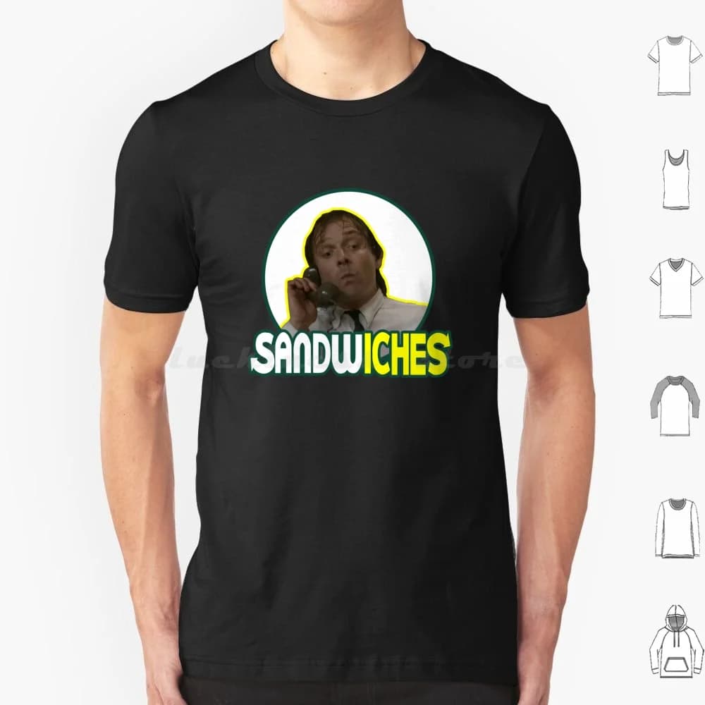 Bas Sandwich t-shirt hommes femmes enfants 6xl bas Rik Mayall Eddie Hitler Sandwich