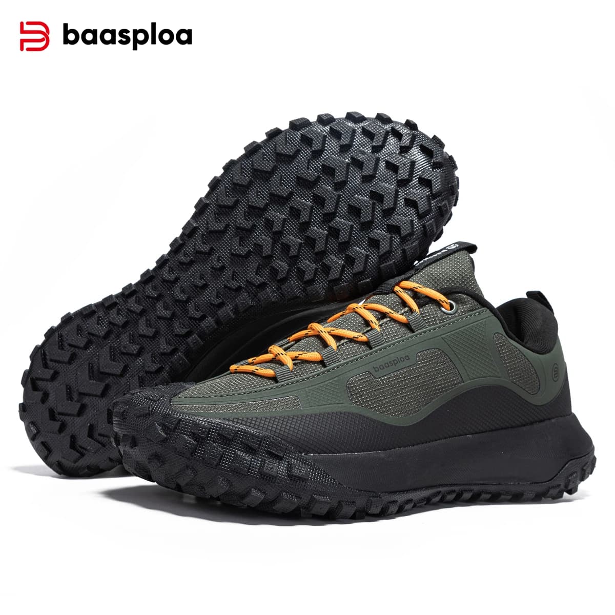 Baasploa – chaussures de randonnée pour hommes, baskets imperméables et résistantes au glissement, l