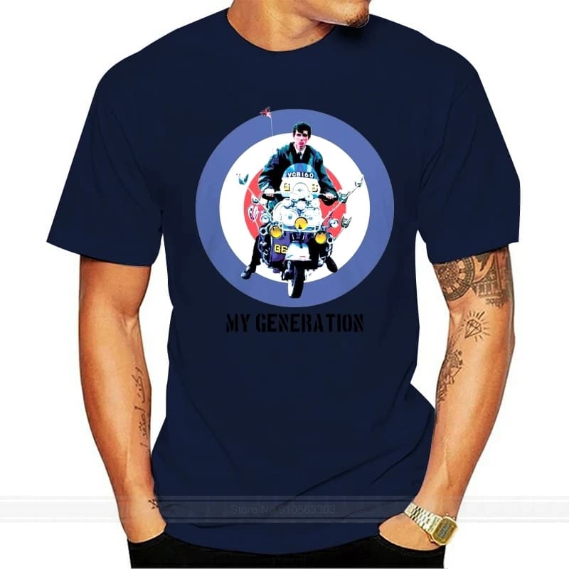 T-shirt à manches courtes My Generation Mod Scooter pour hommes, T-shirt classique, Jam Unisex, The
