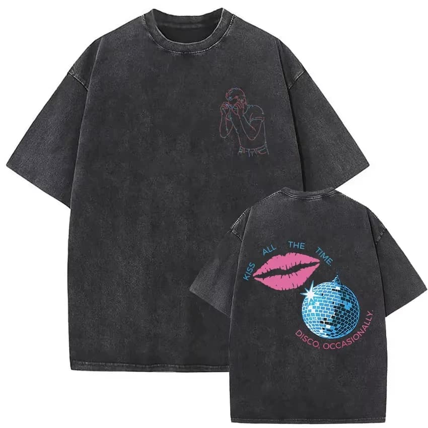 T-shirt vintage délavé Harry Styles Together Tour 2026 pour hommes et femmes, mode pop musicale, t-s