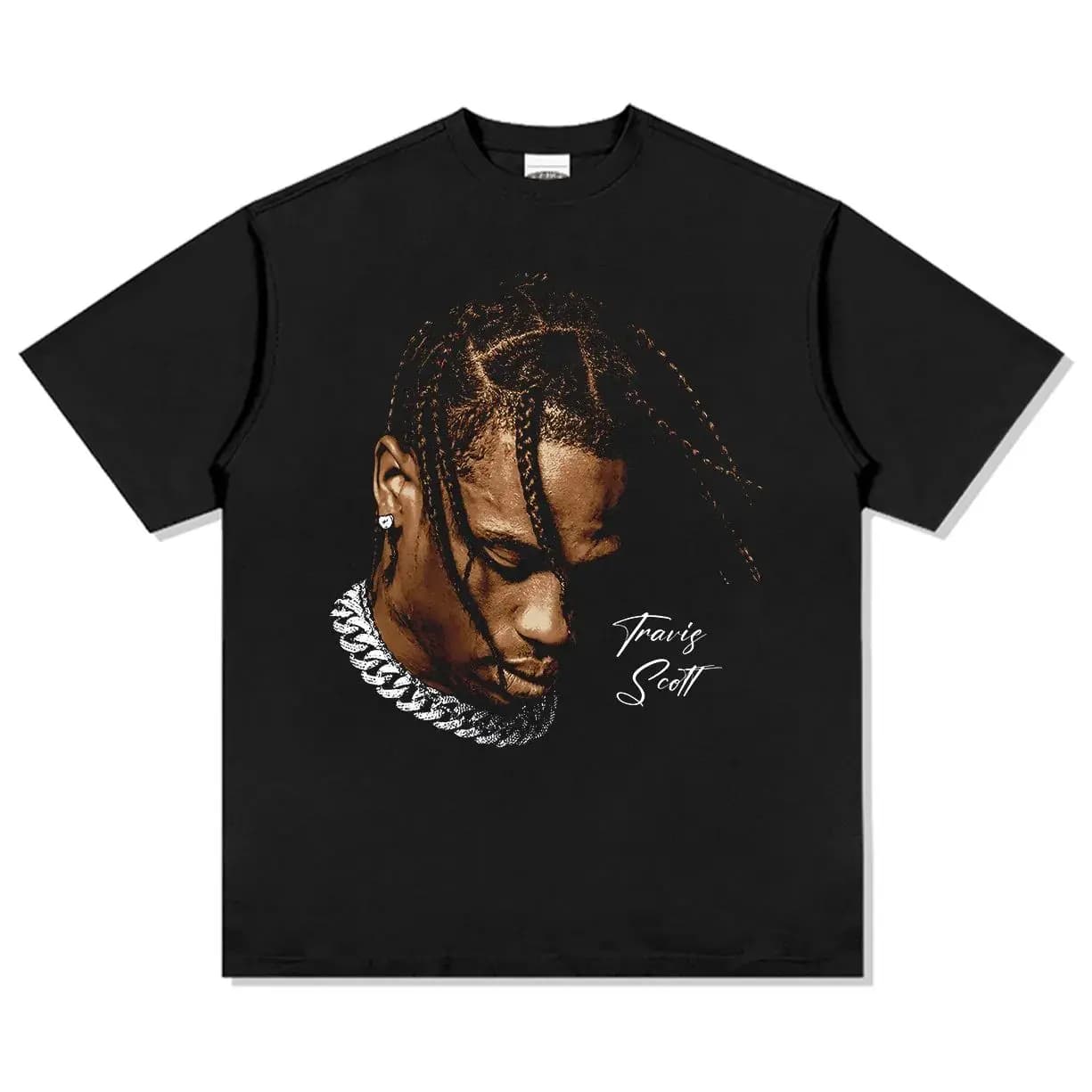 T-shirt graphique Astroworld Vibe Travis Scott, T-shirt surdimensionné Hip Hop Rapper, Streetwear, d