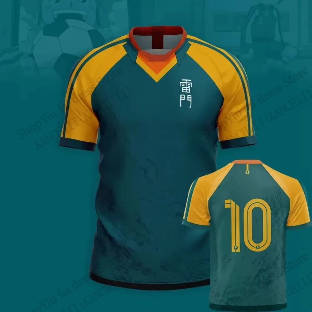 Maillot d'anime Inazuma onze Kaio Football impression 3D T-shirt hommes femmes mode à manches courte