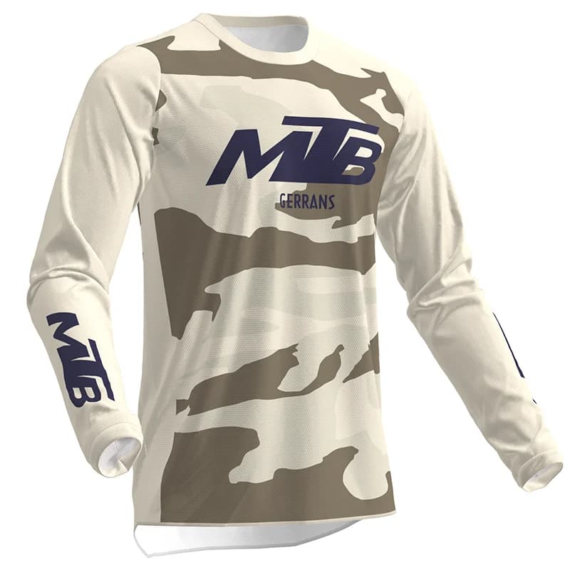 2024 Chemise de motocross à manches longues pour hommes Maillot de descente T-shirt de course de vél