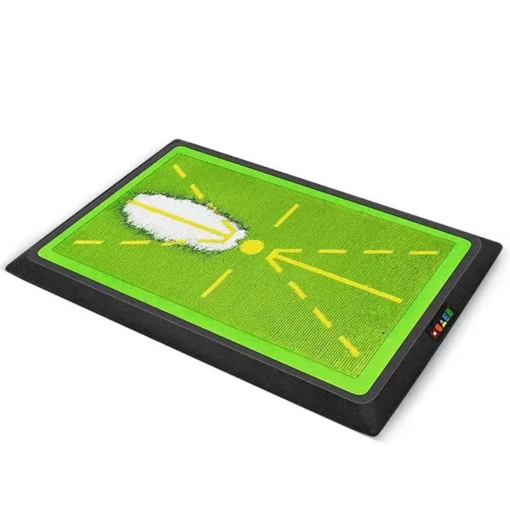 Tapis d'entraînement de golf avec détection de trajectoire de balle, tapis de frappe de golf de haut