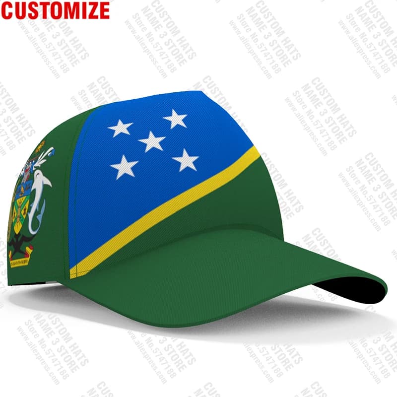 Salomon Island – casquette de Baseball, personnalisée gratuitement, nom, numéro, Logo d'équipe, Sb,