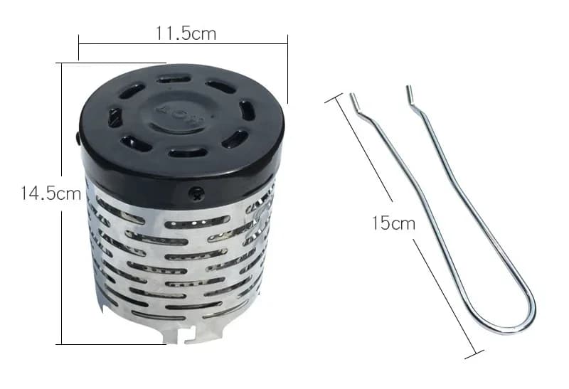 Couverture chauffante multi-usages à infrarouge lointain en acier inoxydable, chauffage de tente, Ca