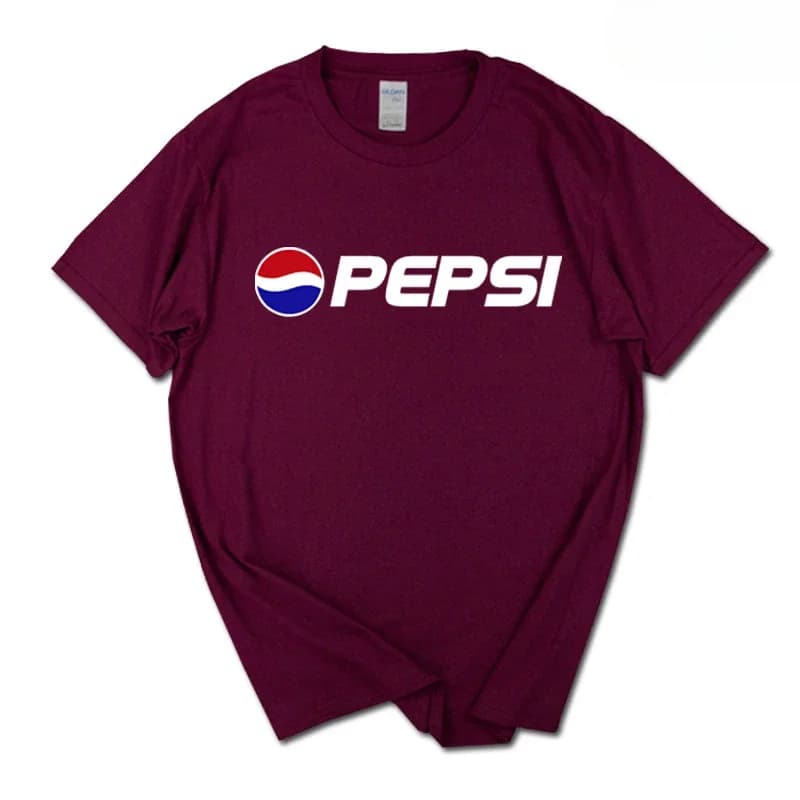 2025 été nouvelle marque à la mode INS Pepsi Cola Joint T-shirt Sprite Coca-Cola hommes et femmes am