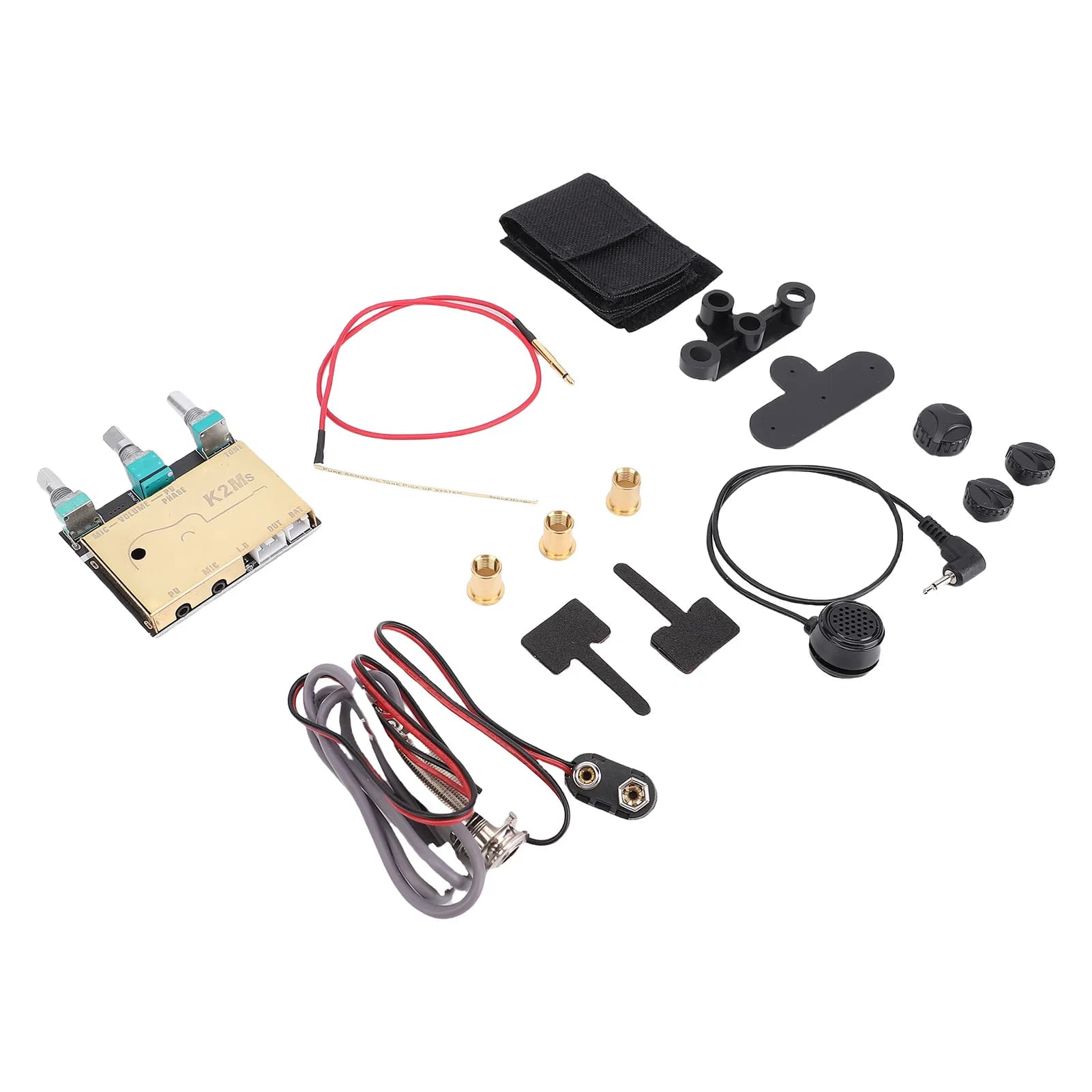 Sound Hunter – guitare acoustique, micro de trou de son, réduction du bruit, Piezo actif, contrôle E