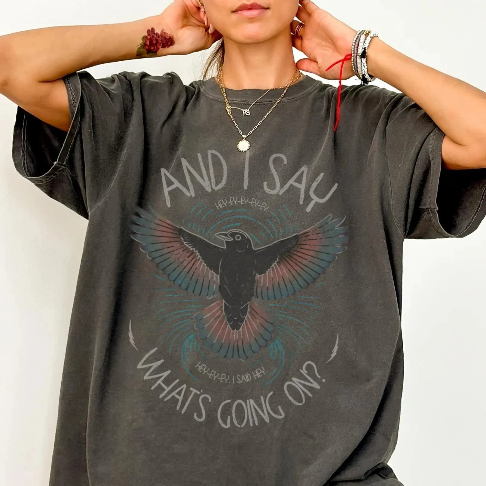 T-shirt groupe de rock old school, T-shirt femme musique rétro, T-shirt concert rétro, T-shirt parol