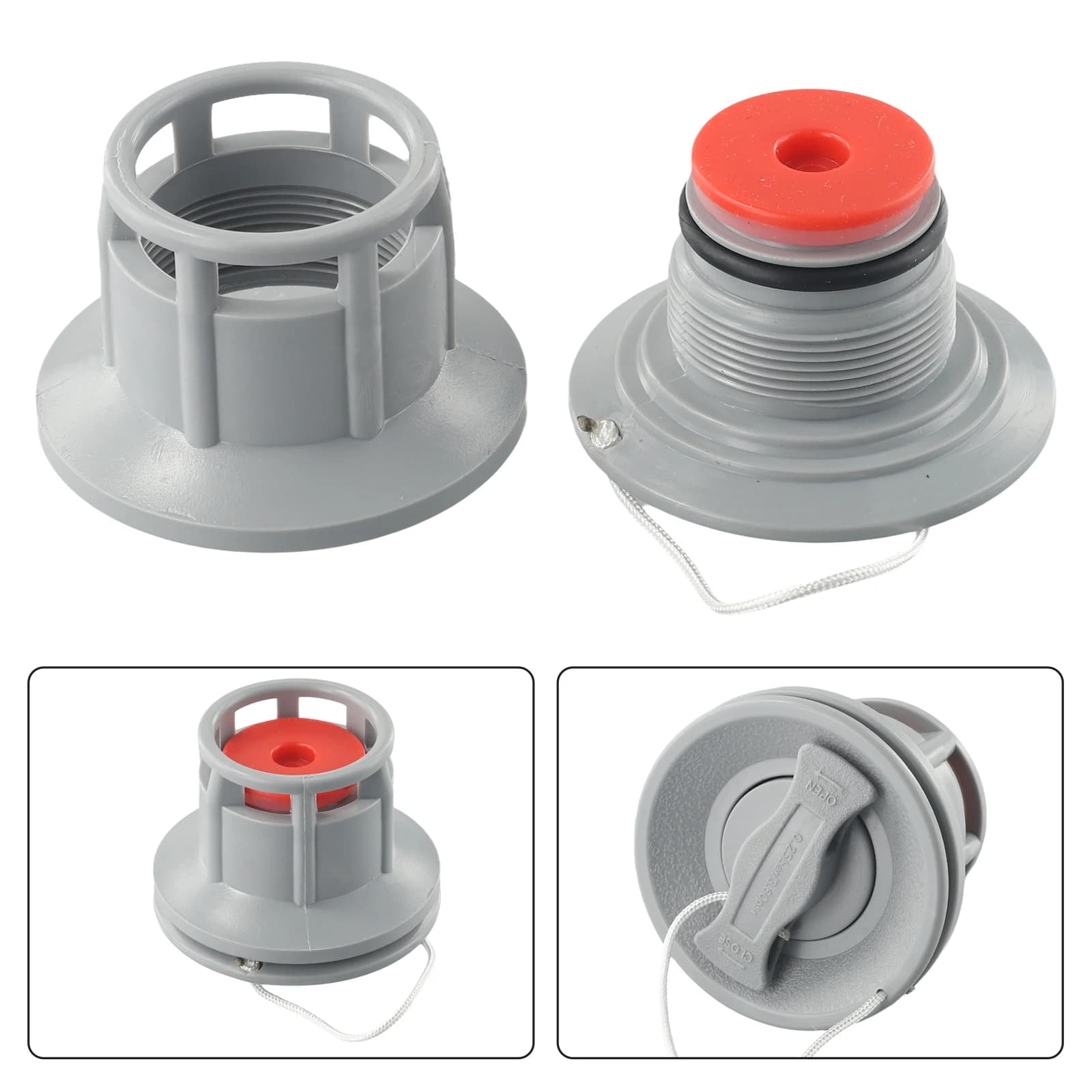 Valve à air pour Lay Z Spa, facile à utiliser, 1 pièce, huit trous, pratique à utiliser, facile à in