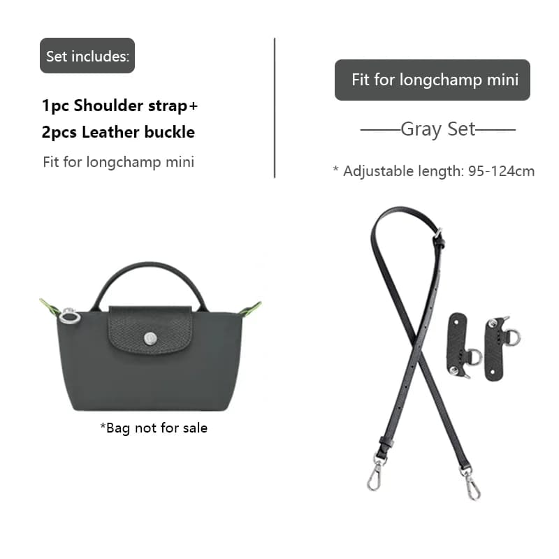 Sangle de sac à bandoulière de remplacement en cuir, sangle d'épaule de sac adaptée pour Longchamp M