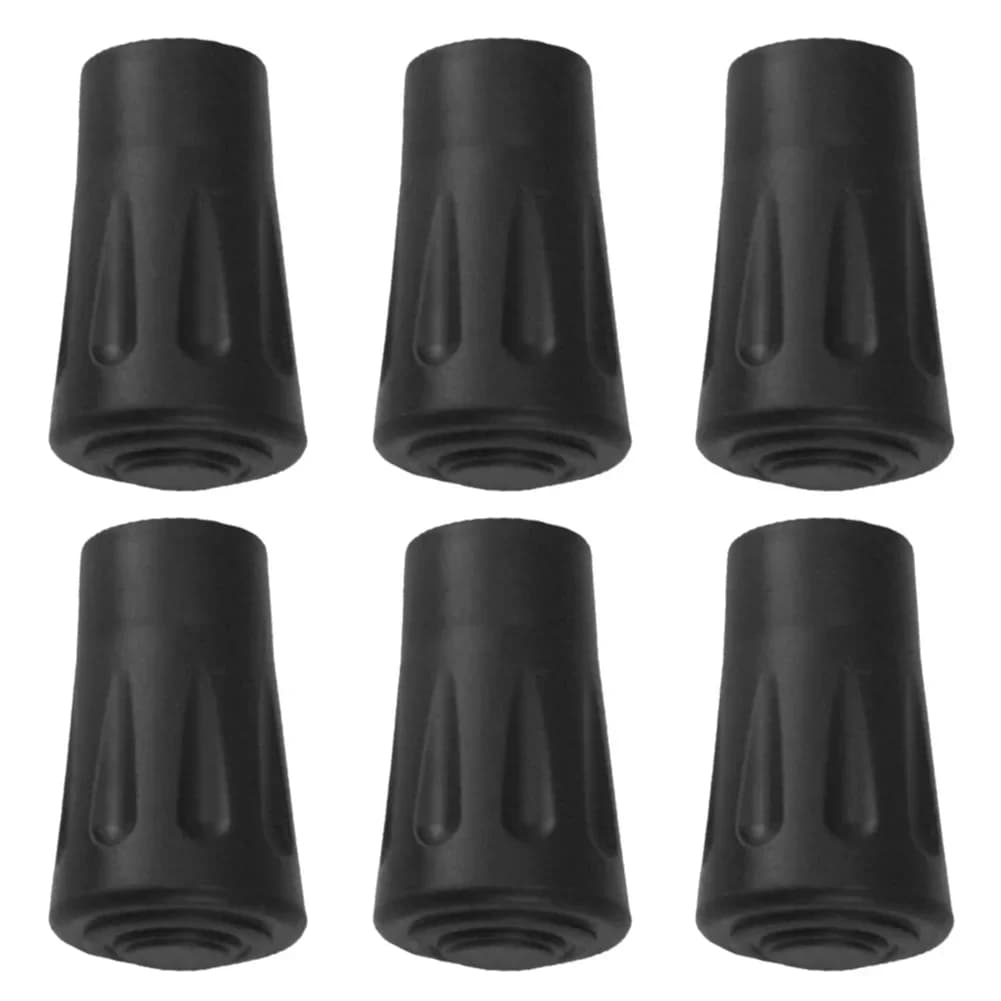 Bâtons de randonnée antidérapants avec embouts de protection, pointes de canne de marche amortissant