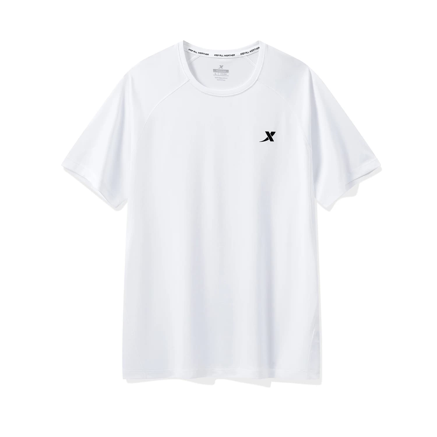Xtep chemise tricotée à manches courtes pour hommes été absorbant la sueur hommes T-shirt formation