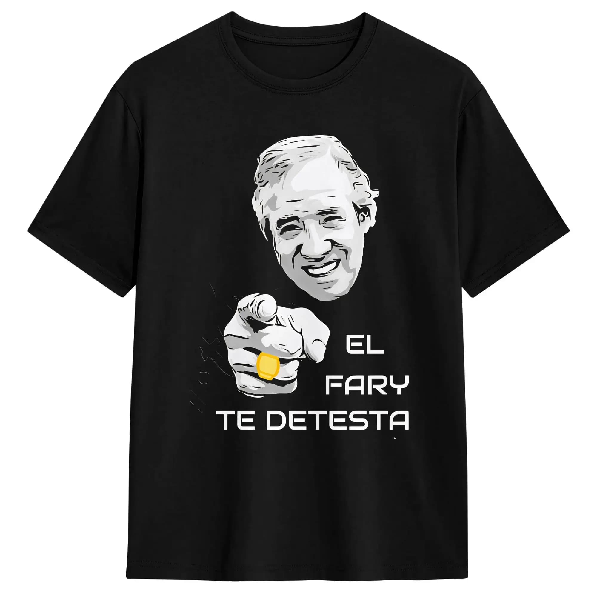T-shirt rétro espagnol The Fary El Fary, T-shirt d'été Vintage en coton à la mode pour hommes, T-shi