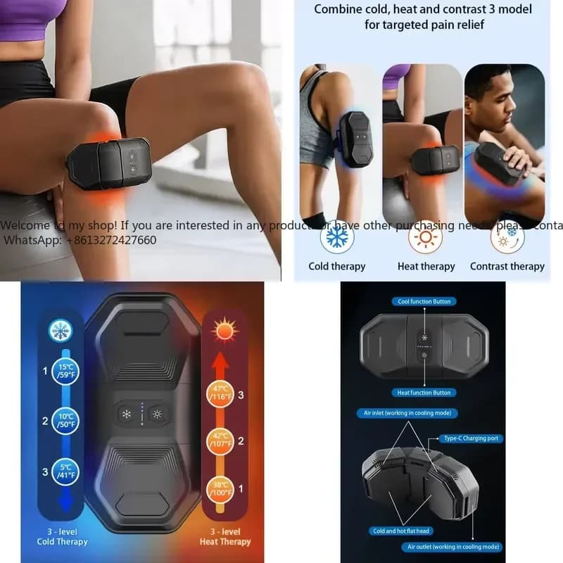 Appareil de cryothérapie RecoveryTherm Cube chaud/froid pour genou, épaule, jambe, bras
