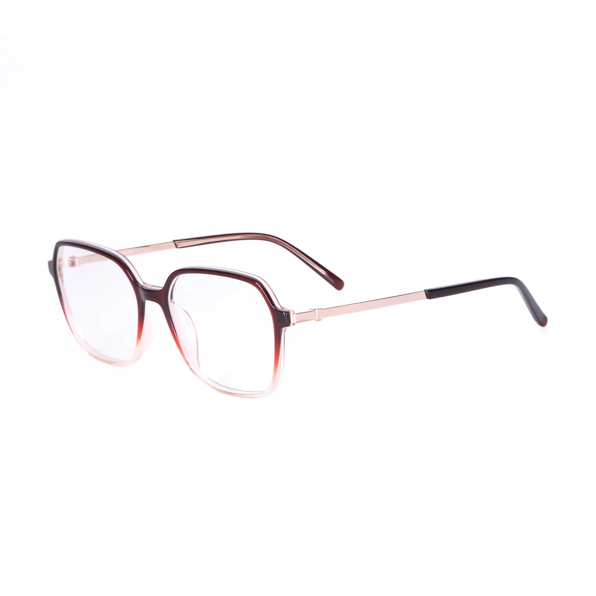 Lunettes optiques rétro à la mode pour femmes avec des styles tendance et sexy. Temples métalliques