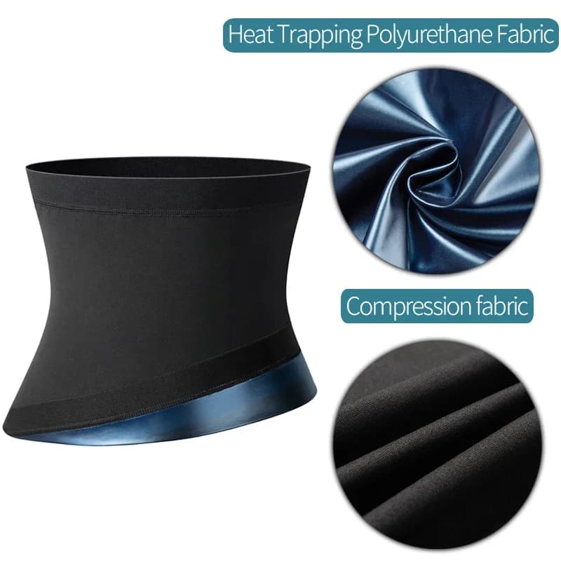Hommes Abdomen réducteur Sauna corps Shaper Fitness sueur tondeuse ceinture taille formateur ventre