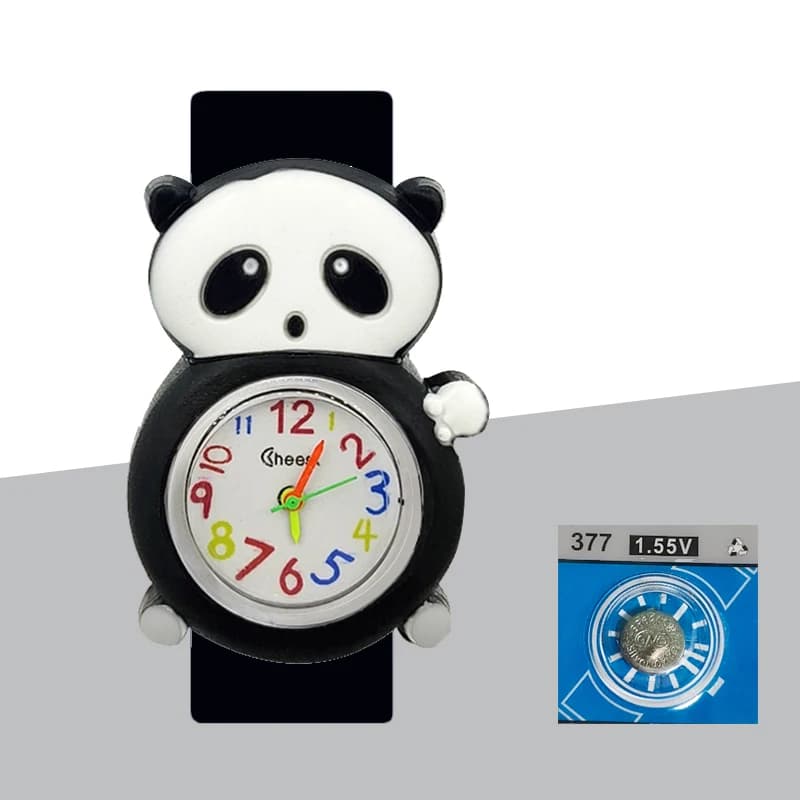 Bébé cadeau d'anniversaire enfants jouets montres dessin animé Animal cadran Bracelet enfants montre
