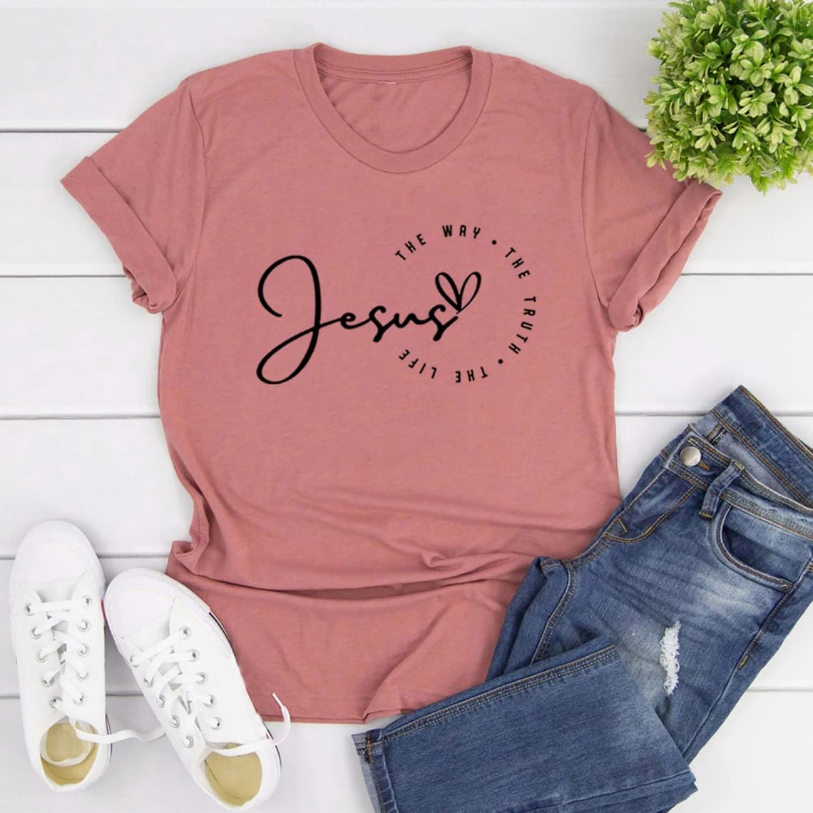 T-shirts religieux, t-shirt Jésus, t-shirt chrétien pour femmes, t-shirts graphiques à manches court