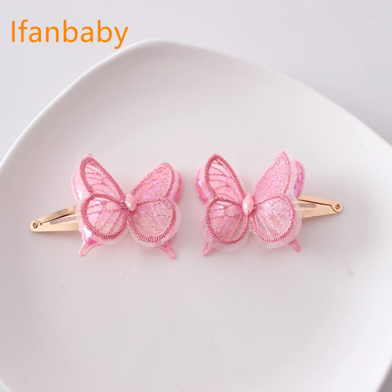 Pince à cheveux papillon pour enfants, accessoires mignons pour bébés et tout-petits, première pince