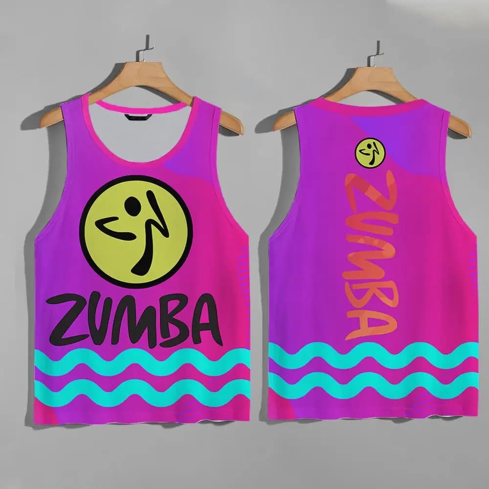 T-shirts et débardeurs pour hommes, gilets 3D ZUMBA Workout pour hommes et femmes, gilets décontract