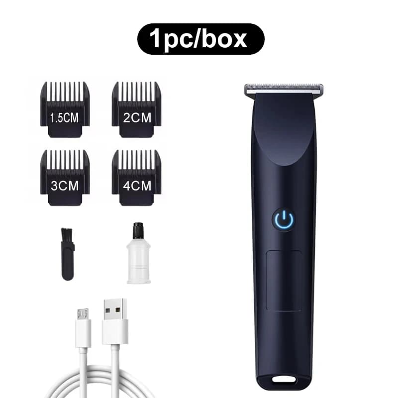 Tondeuse à cheveux électrique avec tête de coupe réglable, conception de charge USB pour la coupe de