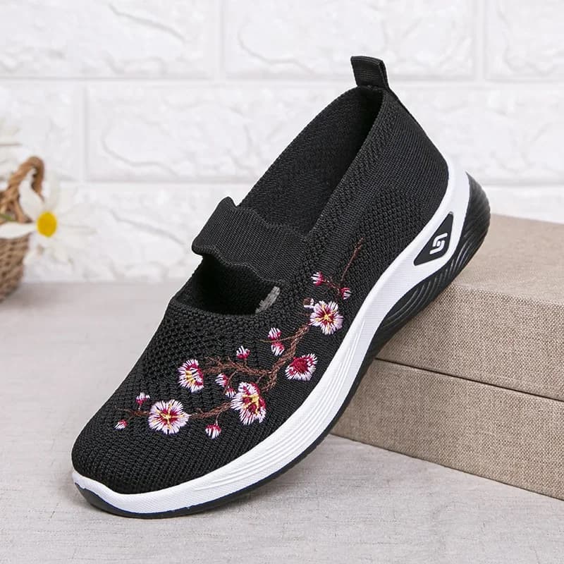  Chaussures pour femmes 2025 été espadrilles décontractées respirant brodé semelle épaisse abordabl
