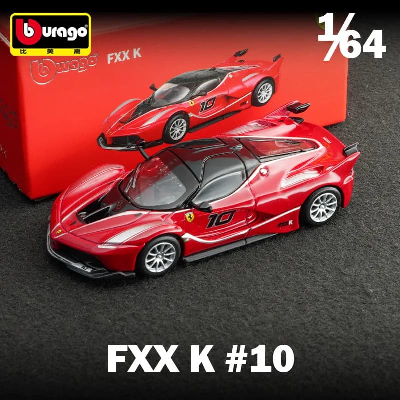 Bburago 1:24 2024 Ferrari 499P LMH FORMULA RACING 250GTO FXXK 458 Véhicule de luxe en alliage, modèl