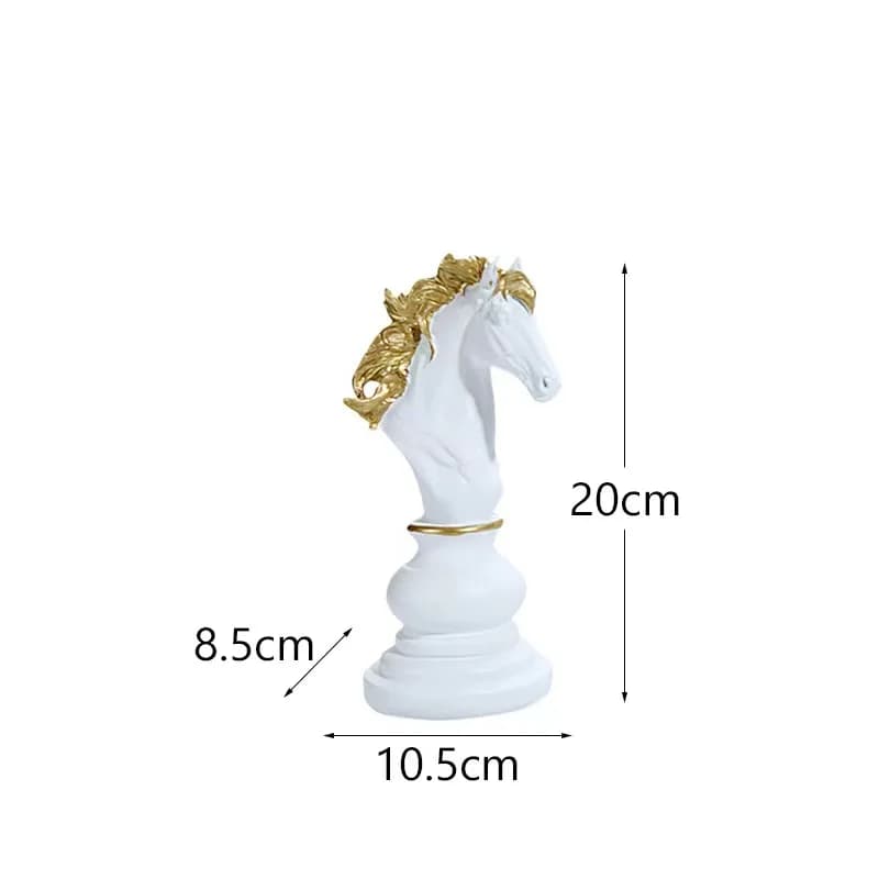SAAKAR – ornements décoratifs en résine d'échecs International, Figurines de bureau, intérieur de ma