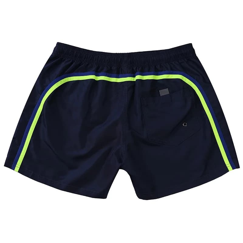 Shorts de plage pour hommes à séchage rapide, trois quarts de longueur, décontractés, avec doublure