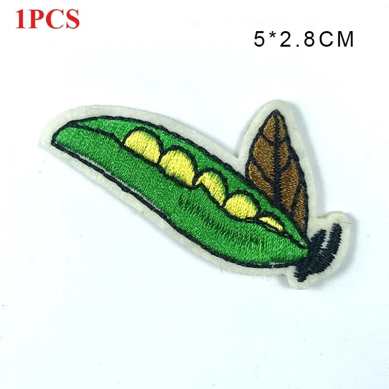 Patch brodé en tissu à motifs de fruits colorés et exquis, pour vêtements, chaussures et chapeaux d'
