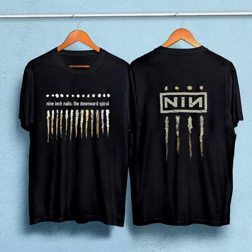 Nouveauté été T-shirts Nine Inch Nails pour Hommes et Femmes, T-shirts en coton style streetwear, T-