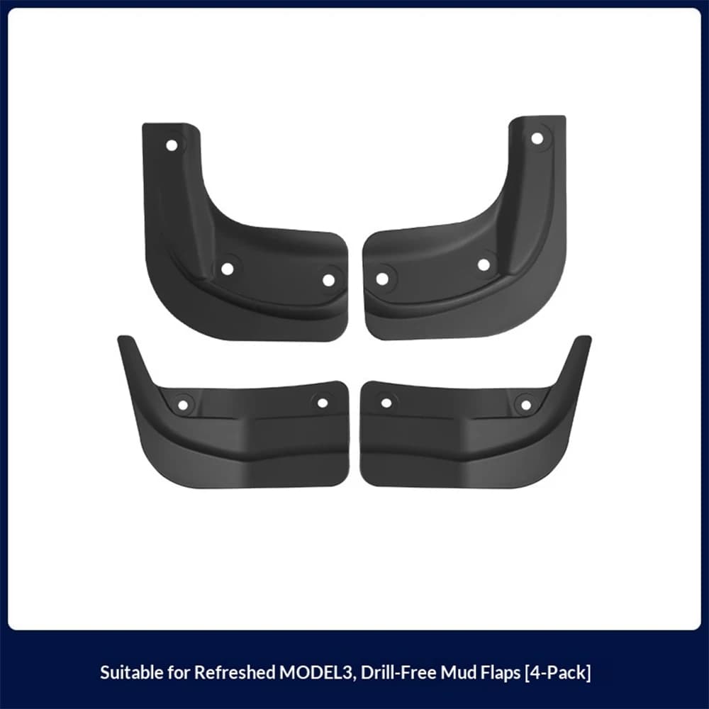 Pour Tesla Model Y/3, garde-boue avant et arrière pour Model YL, accessoires de protection des ailes