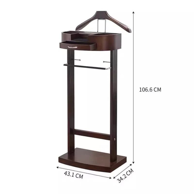 Porte-vêtements moderne pour chambre à coucher avec tiroir, en bois, pour costumes et vêtements, meu