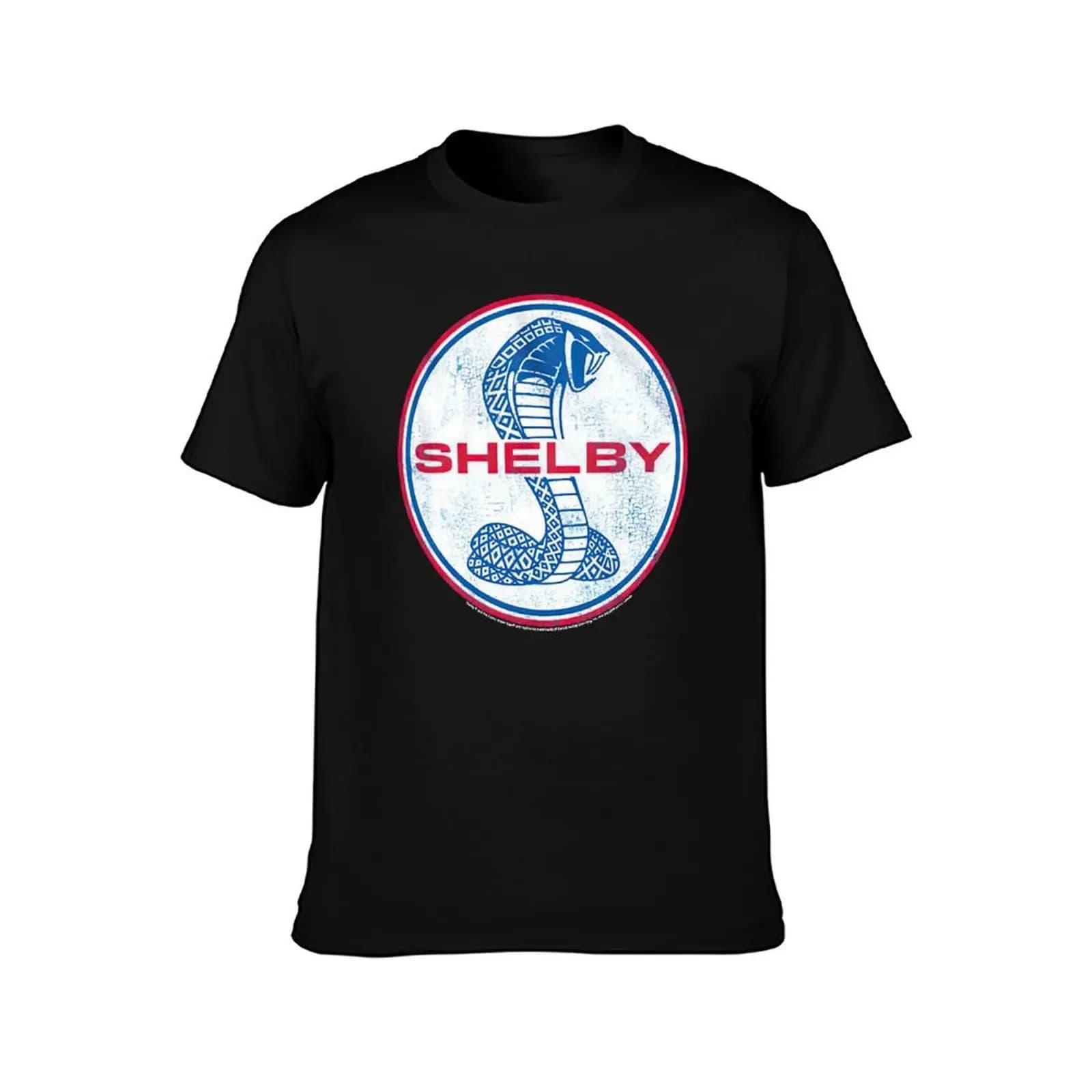 T-shirt Carroll Shelby Cobra pour homme, en coton, avec graphismes