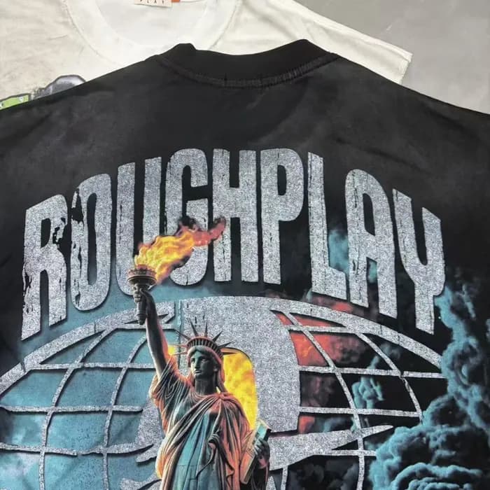 T-shirt sans manches à col rond imprimé lettres