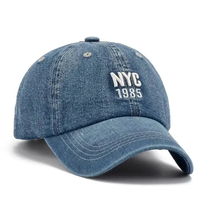 Nouvelle casquette de baseball en jean NYC pour hommes et femmes